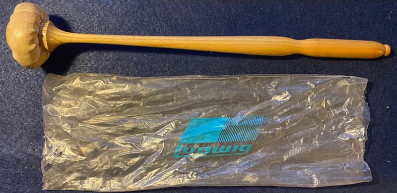 Ludwig gong mallet leather head image 1