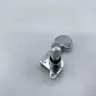 Grover Left Handed inline Guitar 6R Tuning Pegs Machine Heads in Chrome image 5