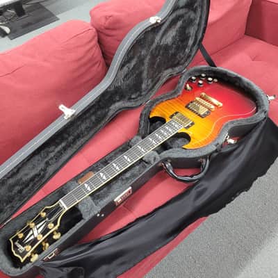Gibson SG Supreme with Case 2004 - Lava Burst image 3