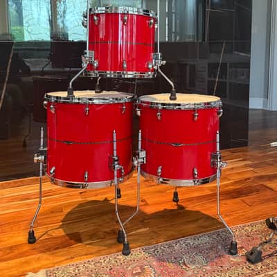 Tama Star Bubinga 7 Piece Kit. Solid Candy Red image 7