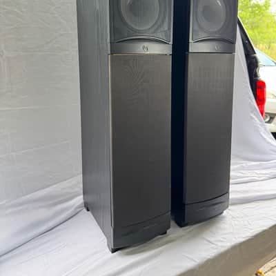 Infinity RS4 Tower Speakers Floor Standing Home Theater Audio Vintage Front image 2