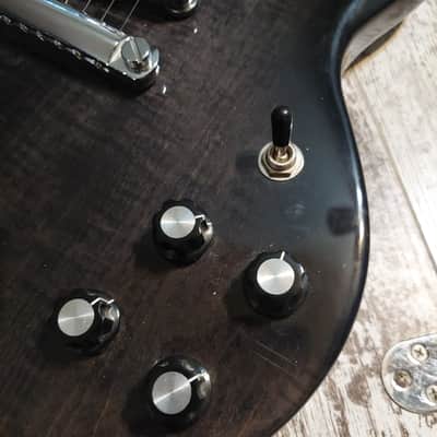 Gibson SG Modern Supreme AA Flame Top Honduras Body Upgraded Seymour Duncan Distortion Pickups Locking Tuners Ebony w/ Hardcase image 4