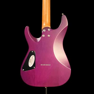 Schecter C-1 Standard Plus Electric Guitar - Transparent Purple Burst image 5