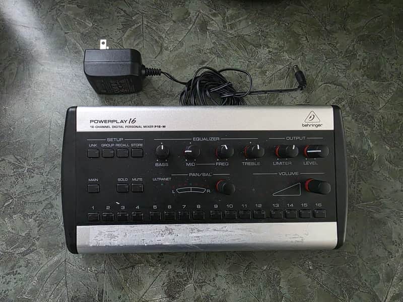 Behringer Powerplay P16-M 16-Channel Digital Personal Mixer | Reverb