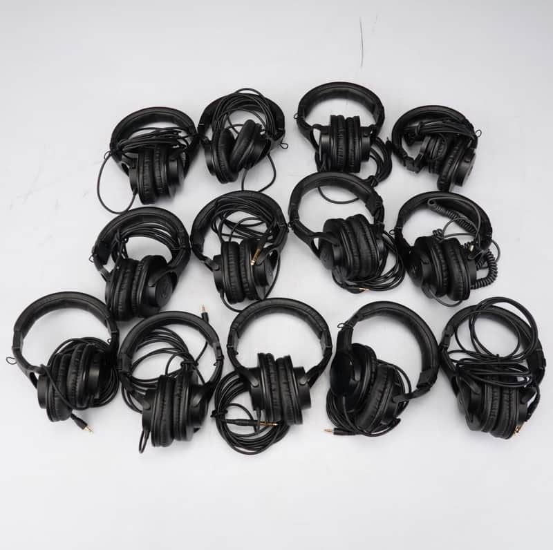 13 Pairs Audio Technica ATH-M30x & ATH-M20x Headphones #58897 image 1