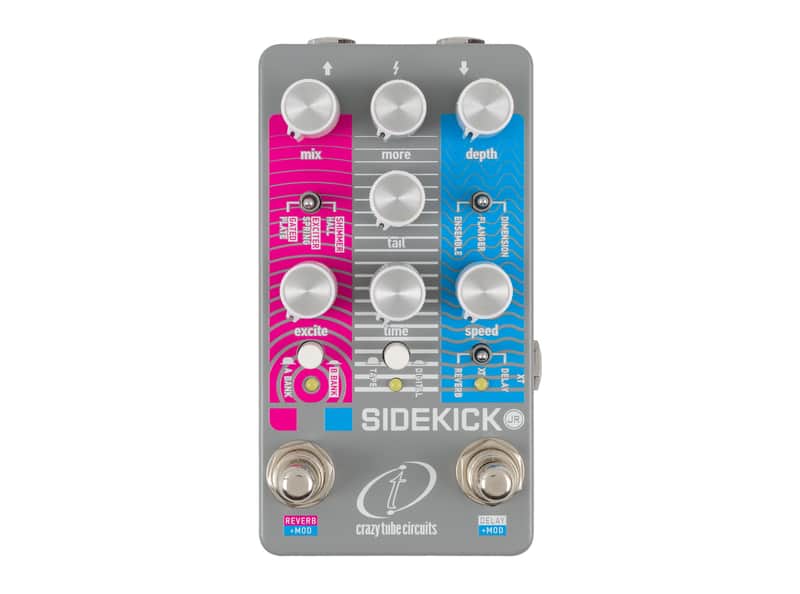 Crazy Tube Circuits Sidekick JR Modulation / Reverb / Delay Pedal [USED] image 1