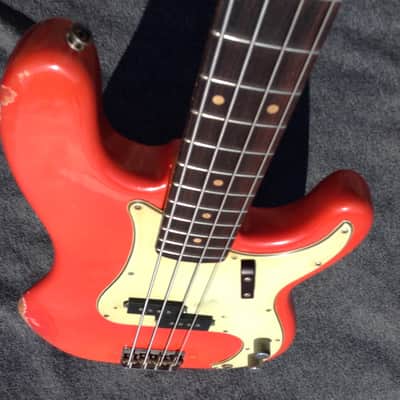 Fender Precision Bass 1963 - Fiesta Red - Custom Color - image 6