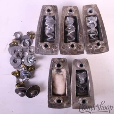 *Ludwig/WFL 6x Tom/Snare Drum Small Classic Nickel Lugs Set 1 1/4" Vintage 50s* image 3