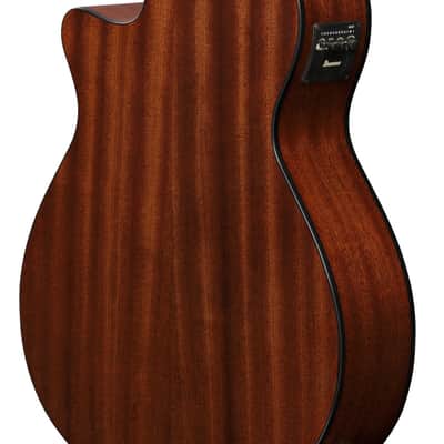 Ibanez AEGB24EBKH - 4 String Acoustic Electric Bass Guitar - Black High Gloss (AEGB24EBKH) image 7