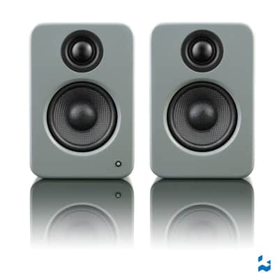 Kanto YU2MG Powered Desktop Speakers 3" Composite Driver with 3/4" Silk Dome Tweeter ‰ÛÒ Matte Grey image 1