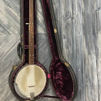 Used Christy 60's Long Neck 5 String Banjo with Hard Shell Case image 10