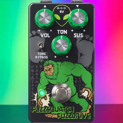 Interstellar Audio Machines Fuzzsquatch Fuzzdrive, Hand-Built Fuzz/OD Hybrid Pedal | Brand New w/ Demo image 2