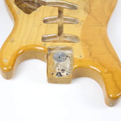 1972 Vintage Fender Stratocaster Ash BODY Natural ~ORIGINAL~ 1970s Strat image 9