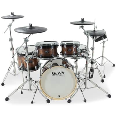 GEWA G9 Pro 5 SE Electronic Drum Set - Walnut Burst DRUM ESSENTIALS BUNDLE [Pre-Order] image 2