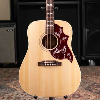 Gibson Hummingbird Special Dreadnought Acoustic/Electric Guitar - Natural Satin with Gig Bag image 3