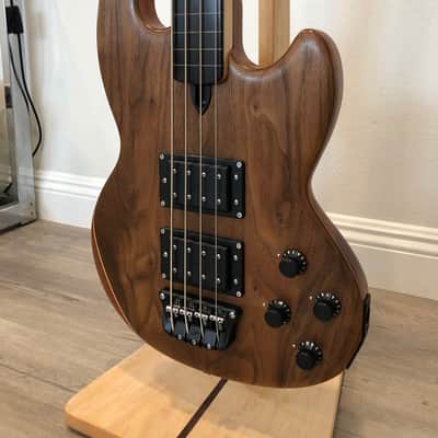 Vintage 4 String Wal MK1 Fretless Electric Bass Guitar 1986, Walnut Facings *BEAUTIFUL* image 3