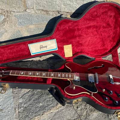 Gibson ES-335TD Lefty 1976 - Cherry/Wine Red image 19