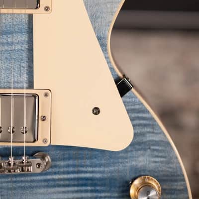 Gibson Les Paul Standard '60s Figured Top Electric Guitar - Ocean Blue with Hardshell Case image 12