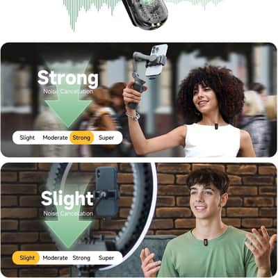 MAONO Wave T1 Mini Wireless Lavalier Microphone for iPhone 17 16 15 Android Tablet with USB-C Plug, Noise Cancellation, AI Voice Filter, 30H Used for Video Recording Content Creating YouTube TikTok image 3