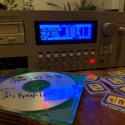Akai CD3000XL MIDI Stereo Digital Sampler w 32MB RAM, ZuluSCSI 2026, 10X SD Analog & Digital Sound Library, New PSU, New LCD, New EPROM w OSv2.0, NOS CD-ROM w CD-R Library, Original English & Japanese Manuals  (1997)