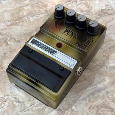 DOD Punkifier FX76 [NOS - New Old Stock, Complete with Box, Manual, Stickers etc] 1995 - 1997 Yellow & Black Matte Airbrush Finish image 10