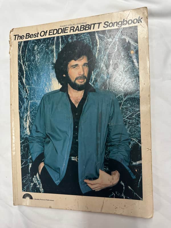 Used Vintage The Best of Eddie Rabbitt Songbook - Sheet Music for Voice and Piano w/ Guitar Chords Paperback 1981 image 1