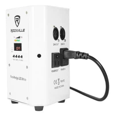 Rockville ROCKWEDGE PACKAGE WHITE 6) Battery Wireless Par Lights+Charging Case image 6