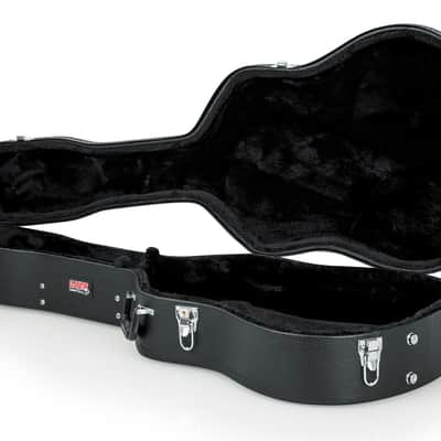 Gator Cases Hard-Shell Wood Case for 6 or 12 String Acoustic Dreadnought Guitars (GWE-DREAD 12) image 3