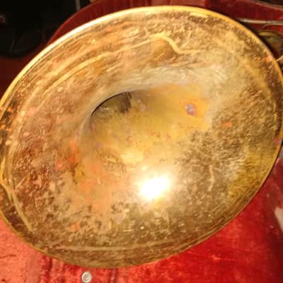 Elkhart Band Instrument Co. Single French Horn, USA, with case/MP image 9