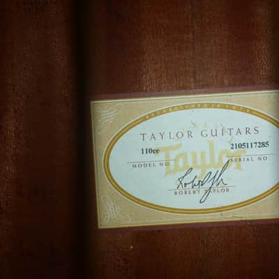 Taylor 110ce w/Gig Bag : Leveled, Crowned & Dressed Frets 2021 - Natural image 5