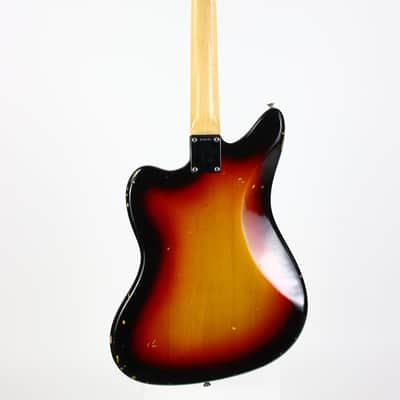 1963 Fender Jaguar Sunburst w Original Case | Pre-CBS Offset CLEAN Vintage Guitar image 9