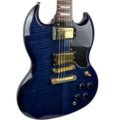 Epiphone SG LTD 2006 - Blue Flametop image 2