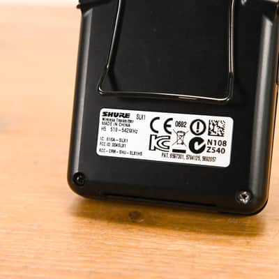Shure SLX14-H5 Wireless Bodypack System - 518-542 MHz (NO POWER SUPPLY) CG01Y4C image 15
