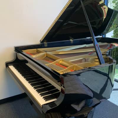 Terry Bozzio's Missing Persons 1983 Yamaha C7 Grand Piano. Polished Ebony image 1