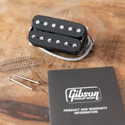Gibson 498T "Hot Alnico" Pickup - Treble Double Black 4-conductor Potted Alnico V image 6