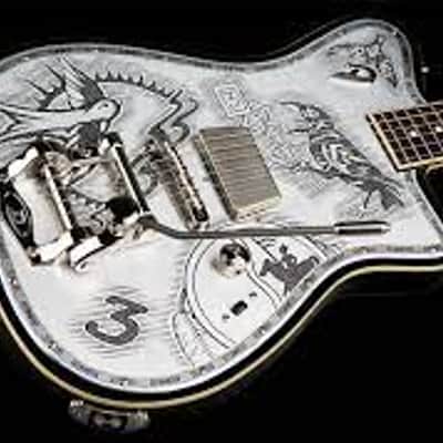 Duesenberg Alliance Series Johnny Depp - Aluminium plate with Johnny Depp tattoo artwor(In Stock) image 5