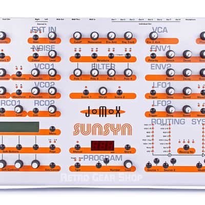JoMoX SunSyn Rare Vintage Analog Polyphonic Synthesizer Synth Module Jomox Sunsyn image 2