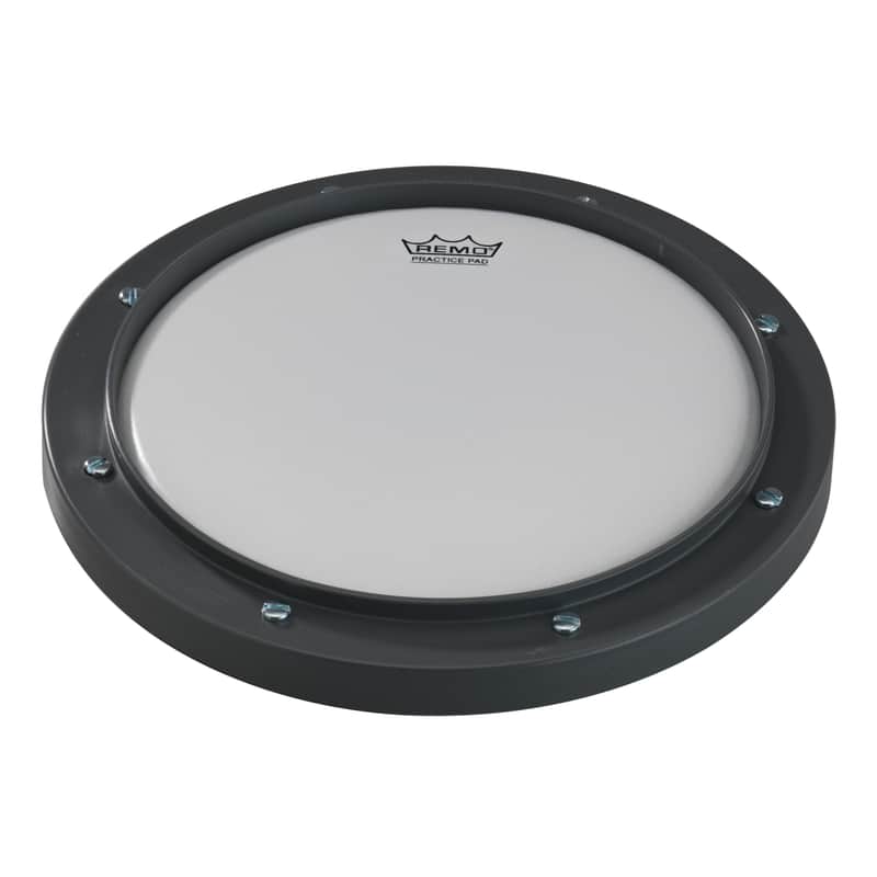 Remo Practice Pad - Tunable, Grey, Ambassador Coated Drumhead, 10" image 1