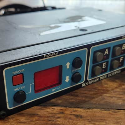 STUDIO SALE! Rockman SR&D Tom Scholz Midi Octopus Half Rack 1990s USA image 2