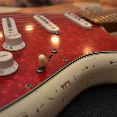 American Fender Stratocaster Relic Vintage White Texas Specials image 4