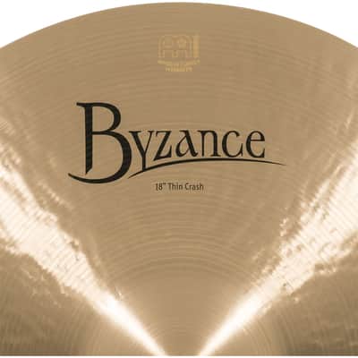 Meinl Byzance Thin Crash 18", B18TC, Traditional Finish - Crash Cymbal image 2