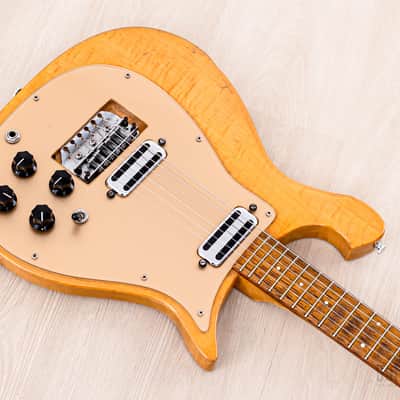 1961 Rickenbacker 450 Combo Vintage Electric Guitar Mapleglo w/ Toaster Top Pickups, Case image 9
