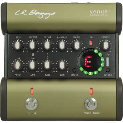 LR Baggs Venue DI Acoustic Guitar Preamp DI EQ and Tuner Pedal with FX Loop New image 1