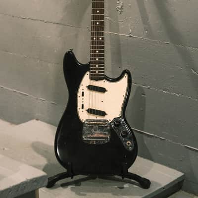 1965 Fender Mustang Black Refin + Upgrades and HSC image 1