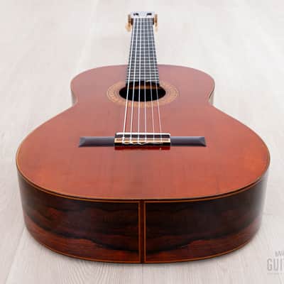 1973 Sakazo Nakade No. 1200Y Vintage Classical Guitar, Spruce + Brazilian Rosewood w/ Case image 12