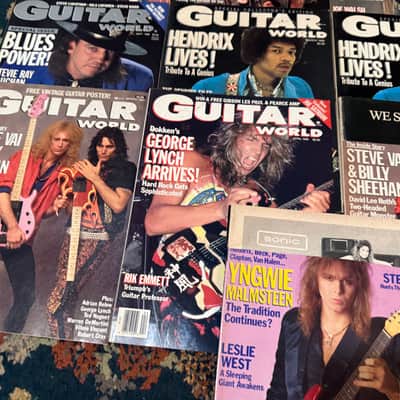 17 Guitar World Magazines - 1987 image 5