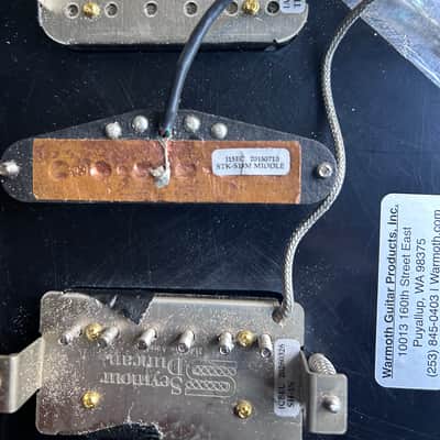 Stratocaster HSH loaded pickguard Seymour Duncan / Warmoth image 4