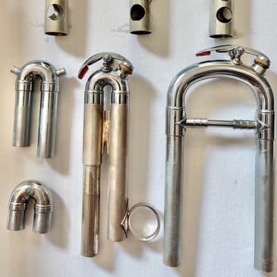 1951-1953 - Silver Plated, made in Paris France, Beaugnier Professional level Trumpet image 10