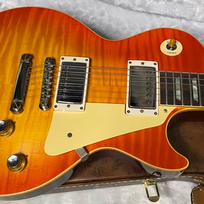 NEW! Gibson Custom 1960 Les Paul Standard Reissue VOS - Tangerine Burst - Authorized Dealer - Only 8.35 lbs - G07603 image 6