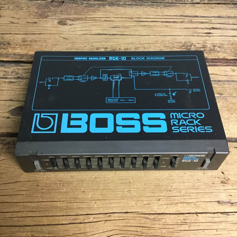 Boss RGE-10 Micro Rack Series Graphic Equalizer | Reverb
